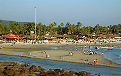 Goa: Baga river and beach