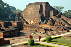 Ruins of the ancient university of Nalanda.