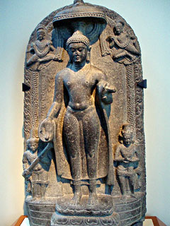Sankasya: Shakyamuni Buddha's statue