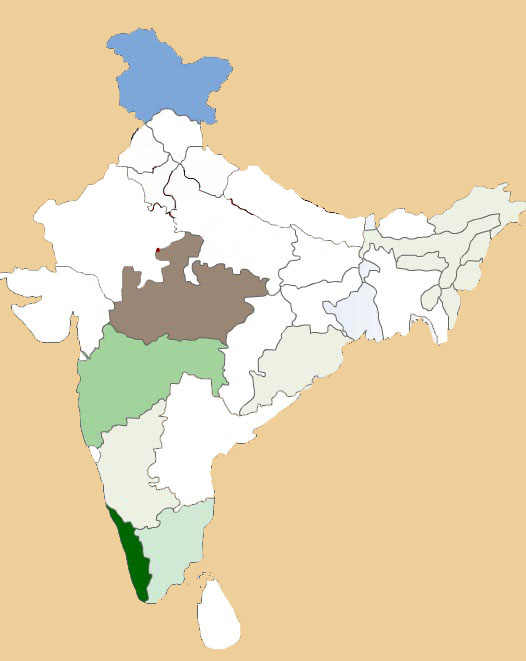 Indien Landkarte, Indische Wirtschaft