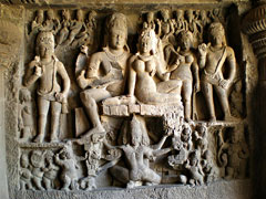 Aurangabad: Inside of Ellora cave