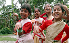 Majuli: bihu dance