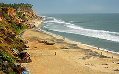 Verkala beach