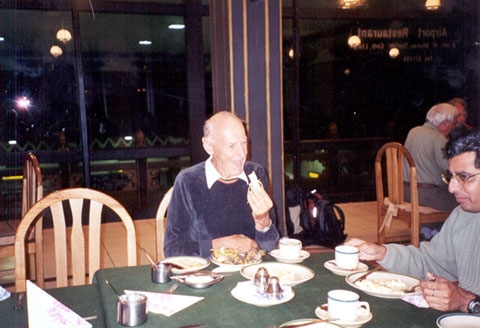 Breakfast time in Bhutan.