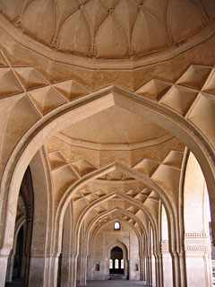 The archs in the Jamma Masjid at Bijapur.