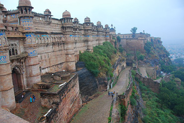 Fort-Gwalior-der-Fussweg