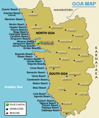 Goa map