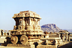 Hampi: The Stone Chariot at Vittala Temple