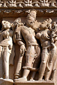 Sculpture at Khajuraho