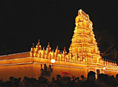 Mysore: Lighting on occasion of Dussehra festival