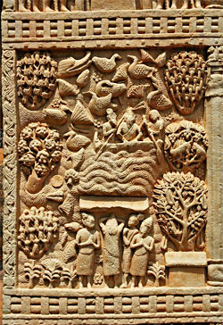 Sanchi: The piller's detail