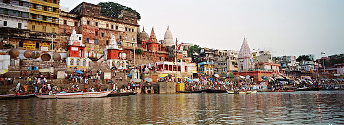 View of Varanasi ghat