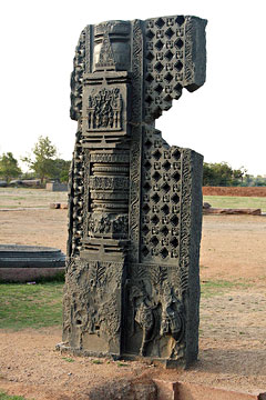 The stone gateways of Warangal Fort