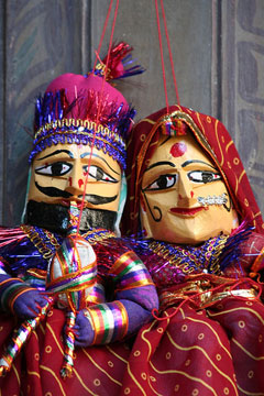 Puppet show: Famous Rajasthani art